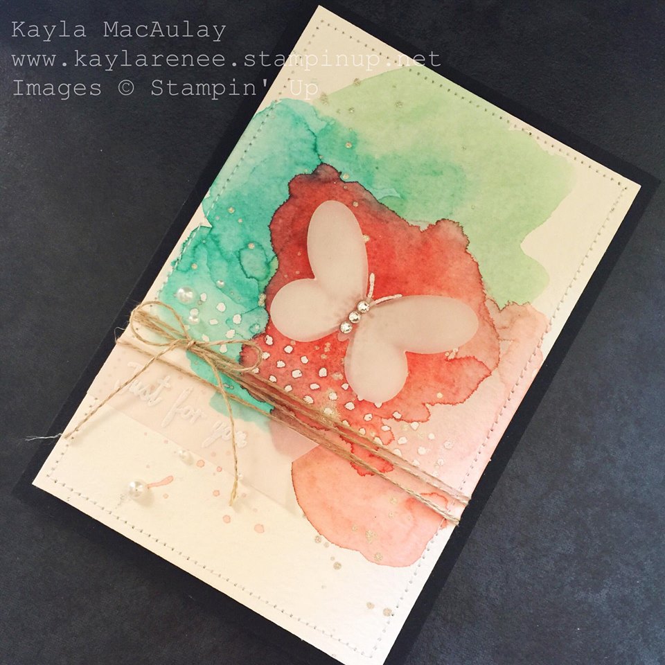 Just For You ~ Watercolour Card