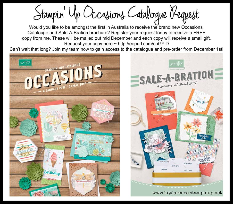 Oh my goodness ~ the new Occasions product!
