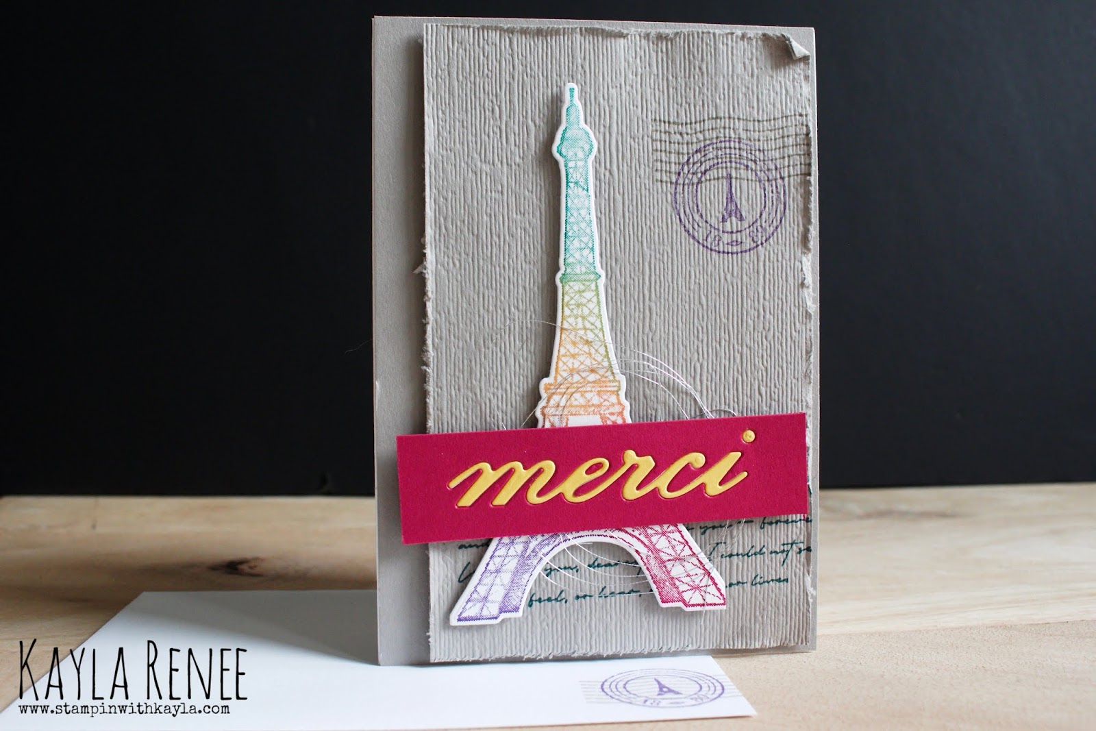Parisian Beauty ~ Notecard