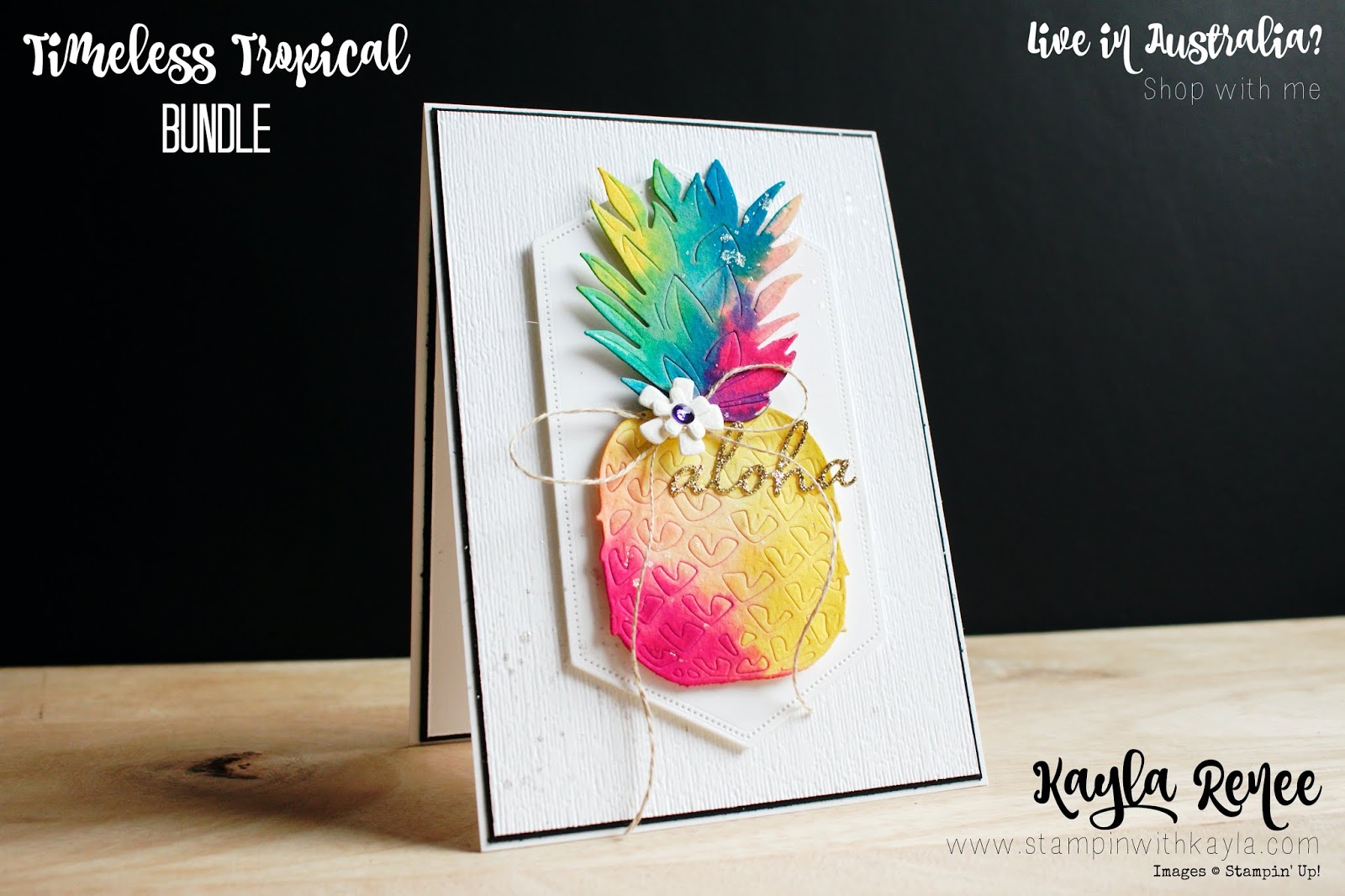 Timeless Tropical – Watercolored Pineapples