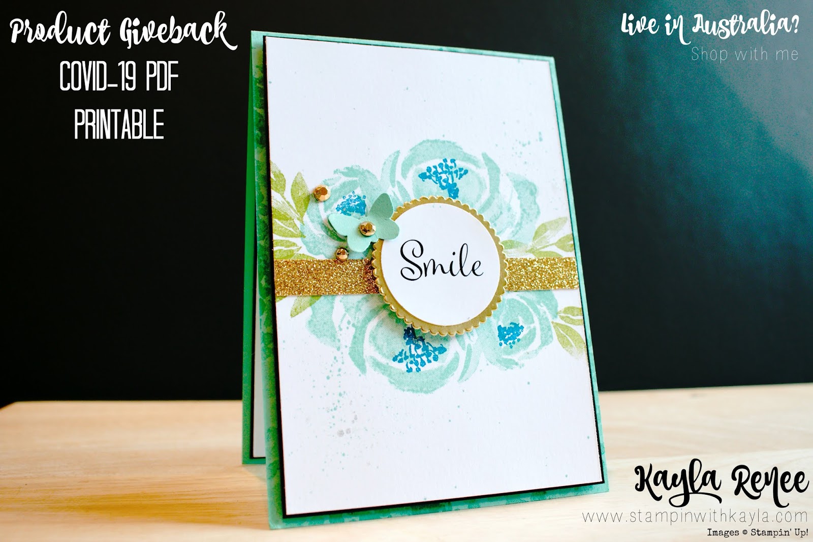 Product Giveback Printable ~ Beautiful Friendship Smile Card