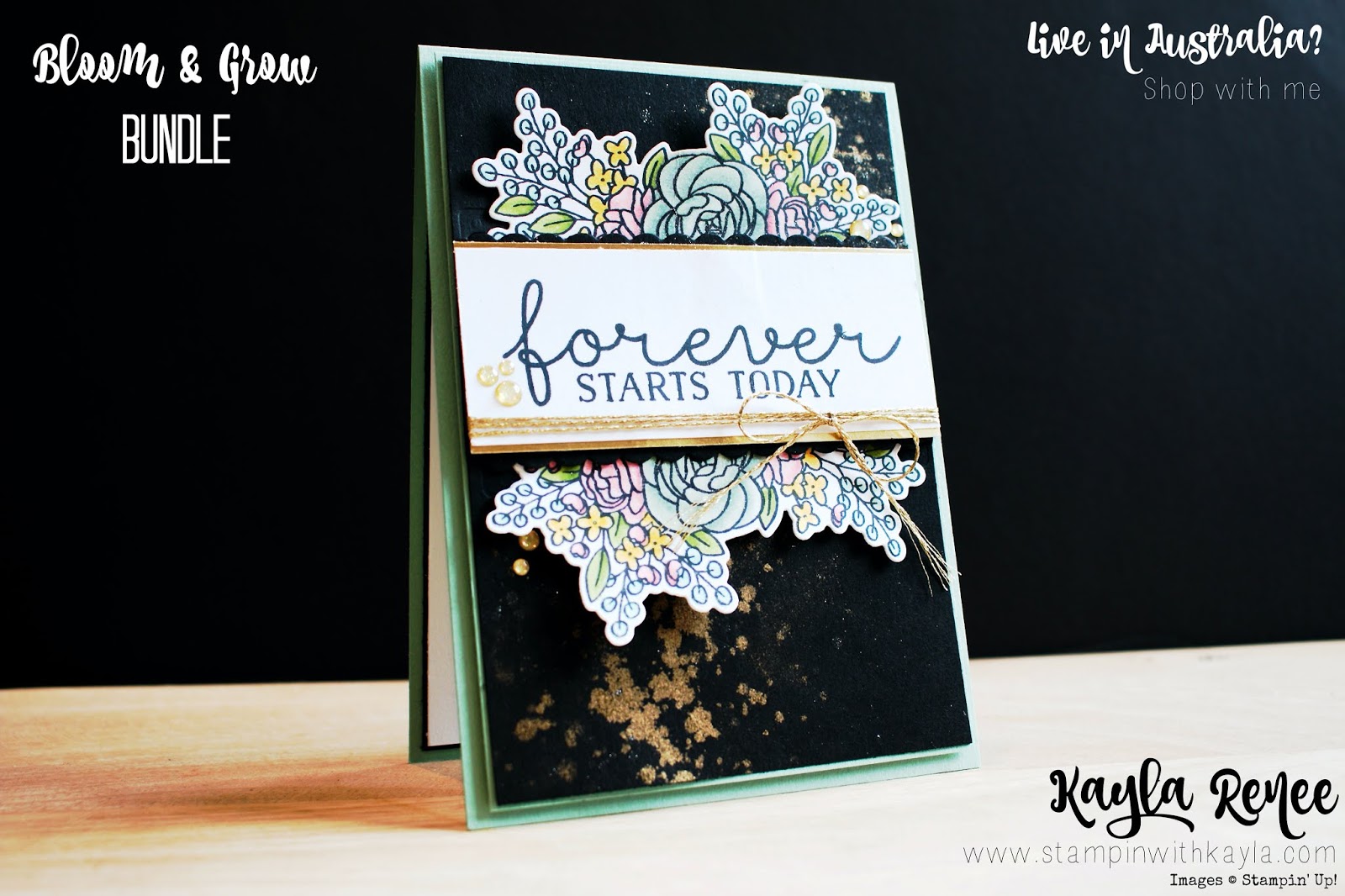 Stampin’ Up! Papercraft Crew Inspiration Challenge #379 ~ Bloom and Grow