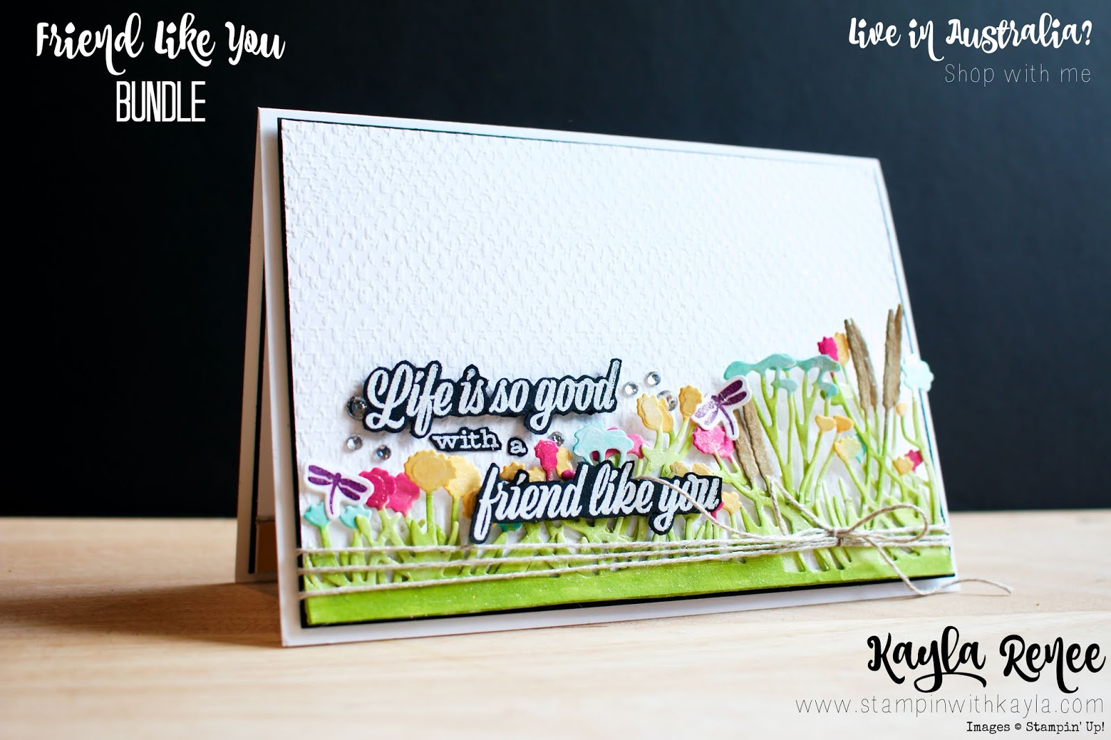 Stampin’ Up! Friend Like You ~ Friendship Card
