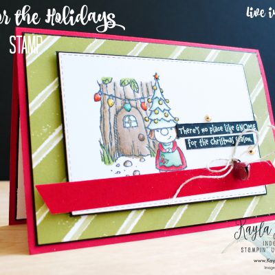 Stampin’ Up! Gnome for the Holidays ~ #CardOne