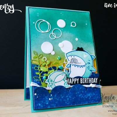Stampin’ Up! ~ Shark Frenzy ~ Birthday Card
