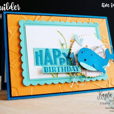 Stampin’ Up! ~ Whale ~ Birthday Card