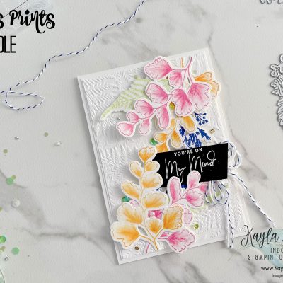 Stampin’ Up! – Nature’s Prints – Card