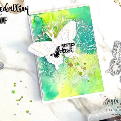 Stampin’ Up! – Pretty Medallion & Brilliant Wings – #commonwealthofcolour