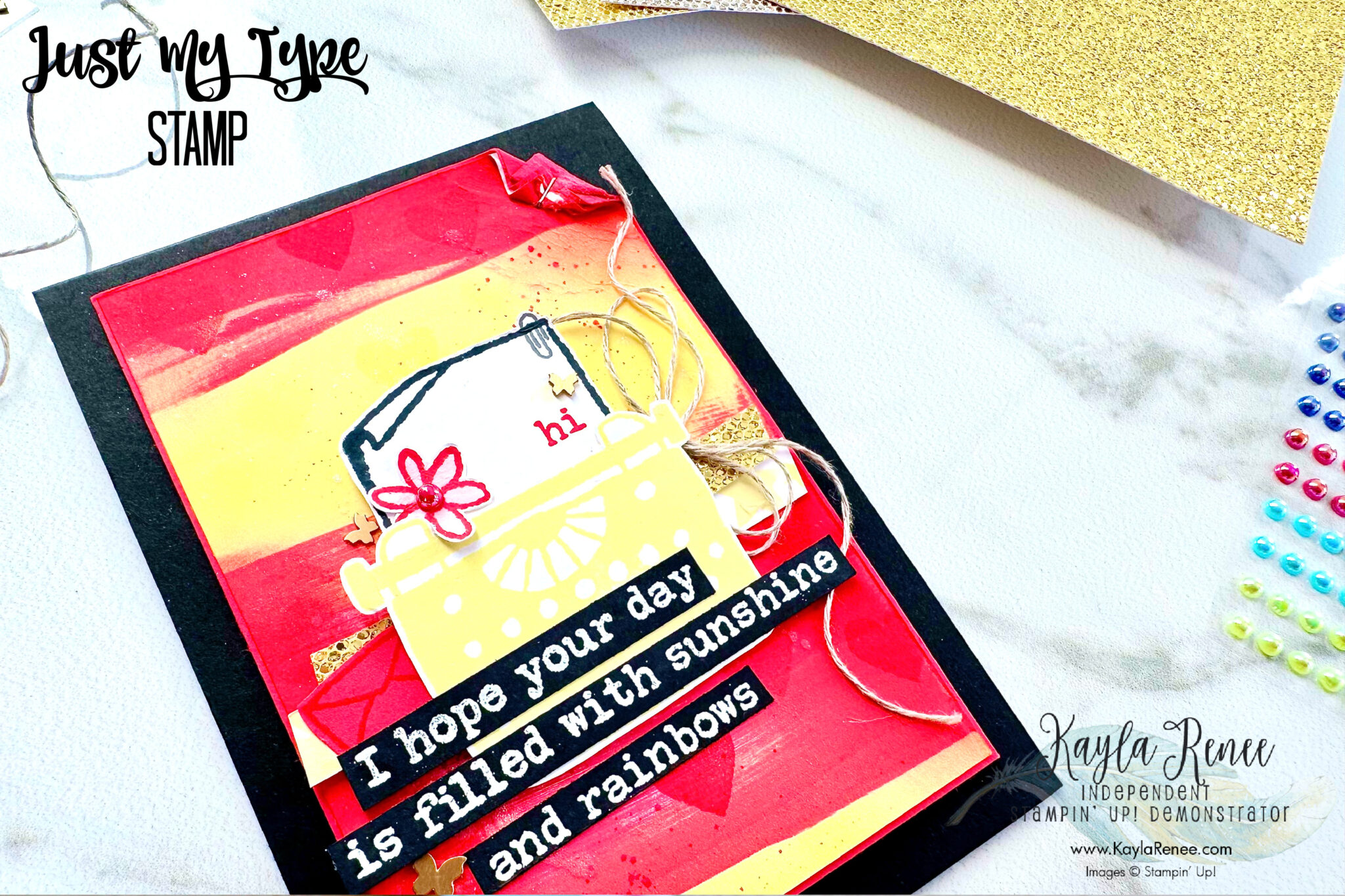 Direct to Paper Ink Pad Technique using Stampin’ Up!