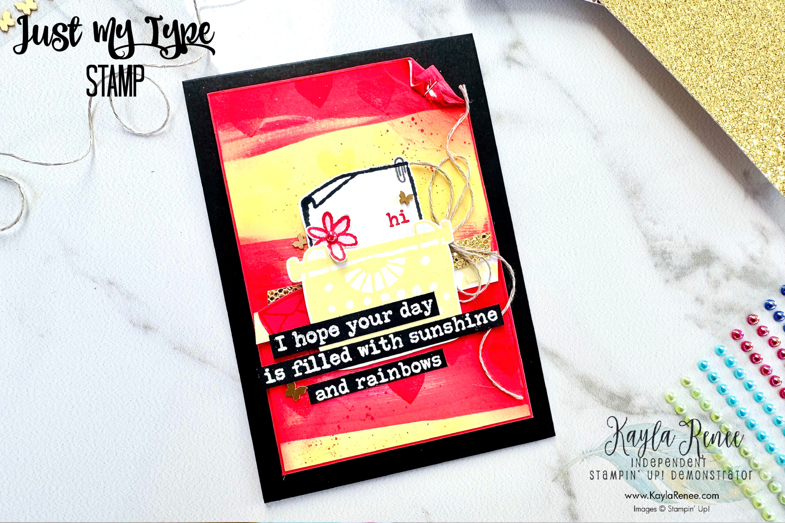 Direct to Paper Ink Pad Technique using Stampin’ Up!