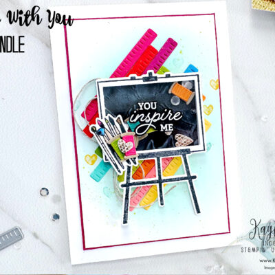 Stampin’ Up! Brights Colour Collection | Making an Shaker Card