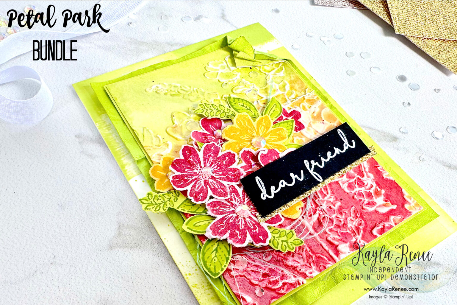 Embossing Folder Techniques using Stampin’ Up! Products