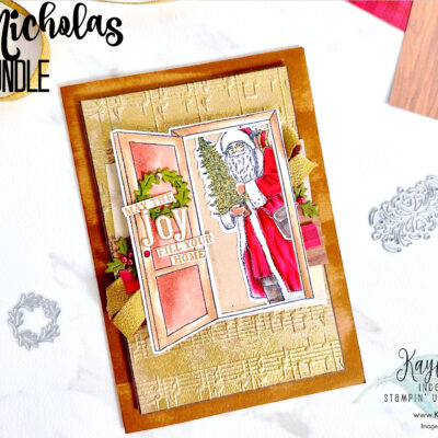 How to Add Double Embossing For Extra Pizzazz | Stampin’ Up! Saint Nicholas Bundle