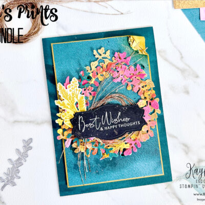 How To Layer Colours, Elements & Textures for Dimension | Stampin’ Up! Nature’s Prints