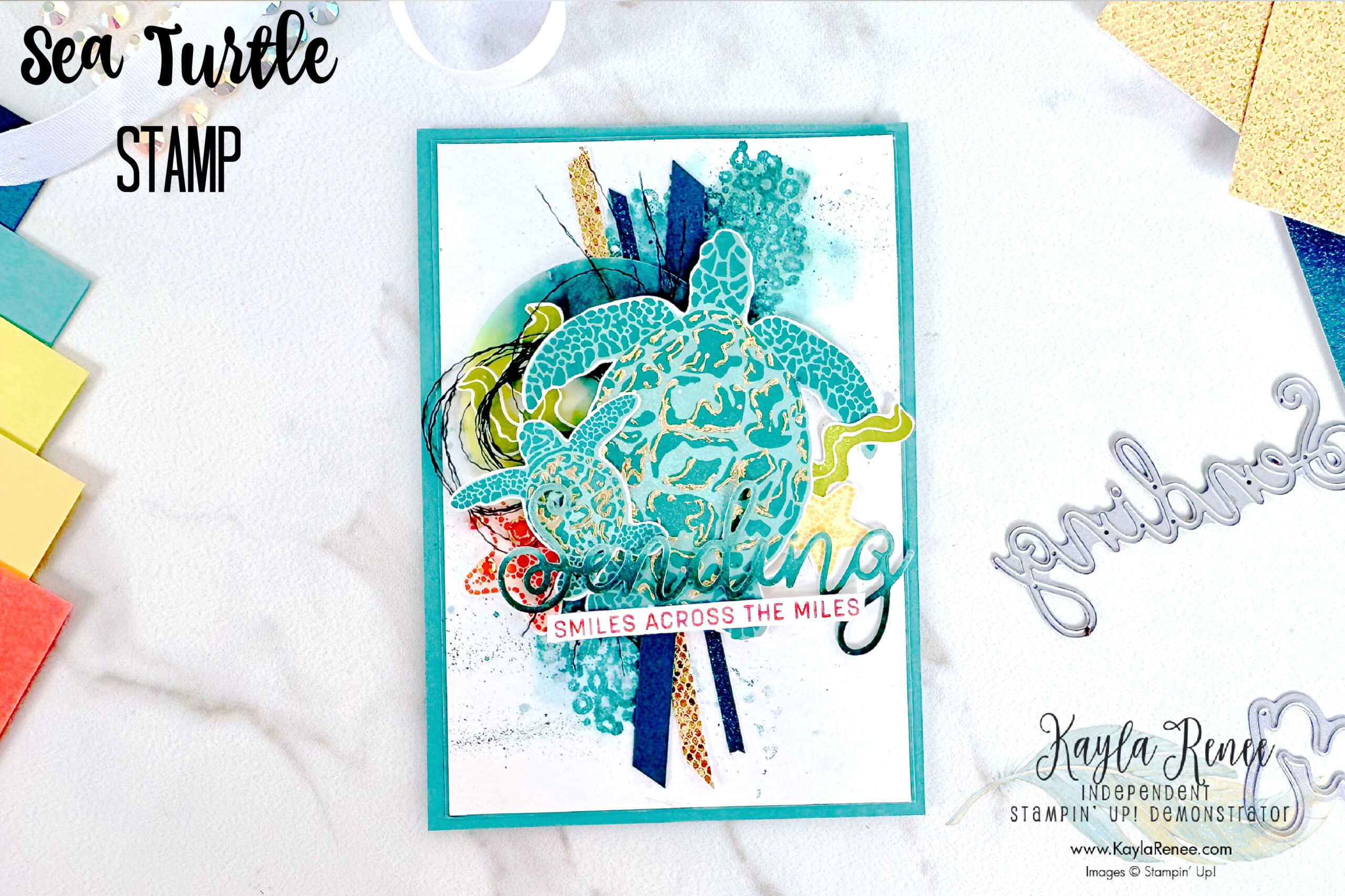 Gilded Leafing to Make Sea Turtles Shine Stampin’ Up!