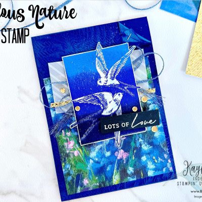 How to Make a Card using the Ombre Stamping Technique | Stampin’ Up! Marvelous Nature