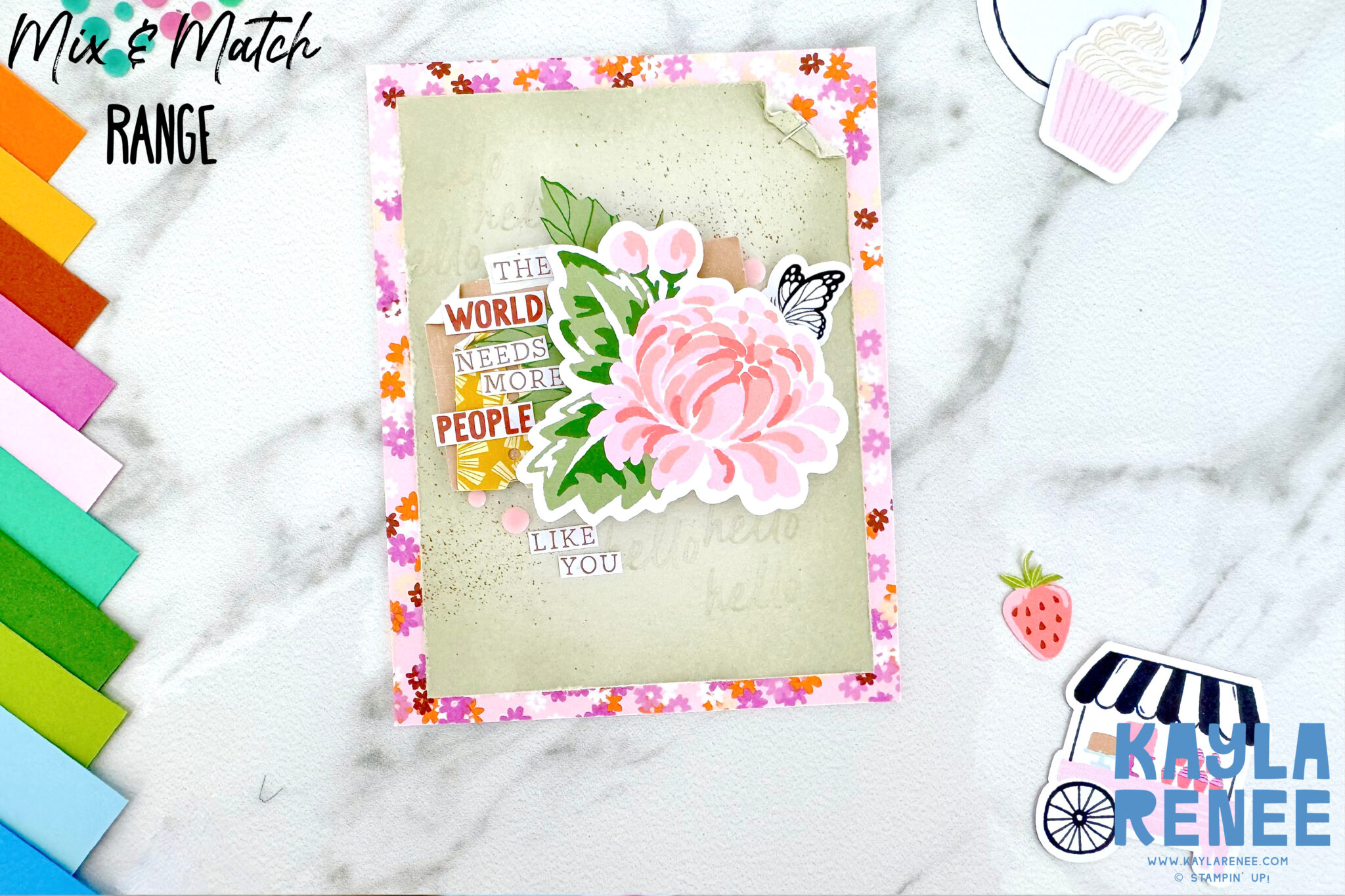 Mix and Match Stampin’ Up! Products for Five Quick &amp; Easy Cards