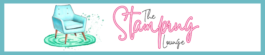 The stamping lounge banner and logo