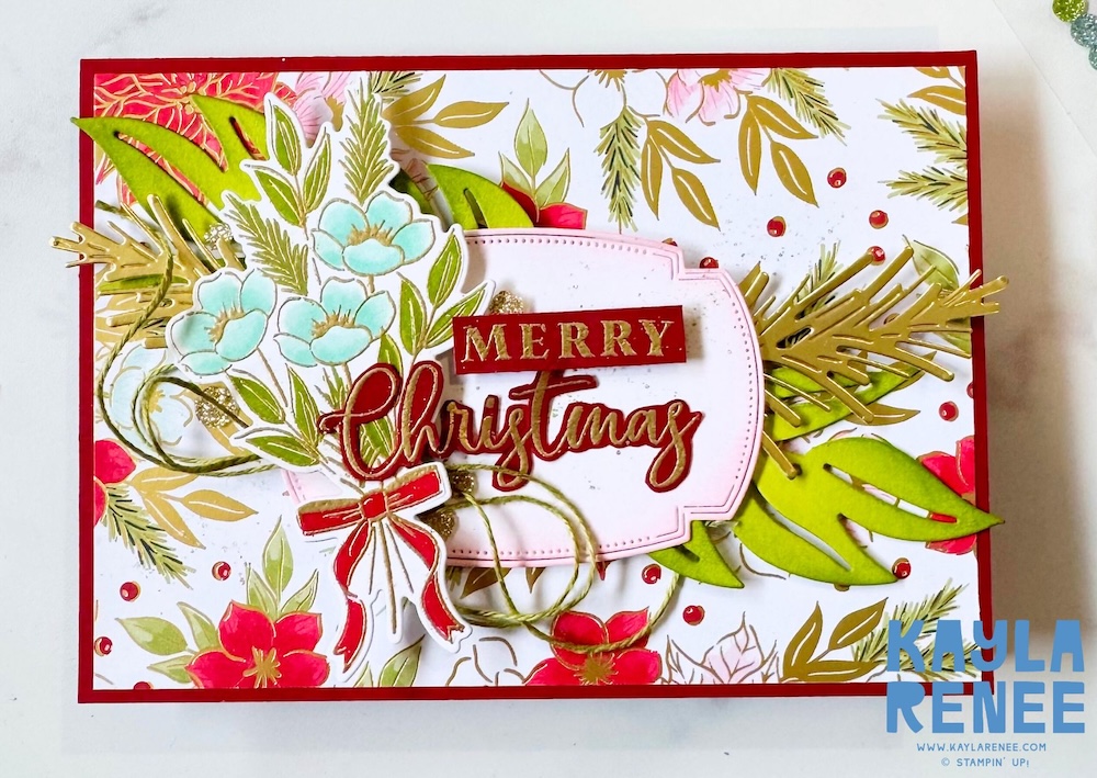 Suspended Double Pop-Up Card using the Stampin’ Up! Traditions of Christmas Suite