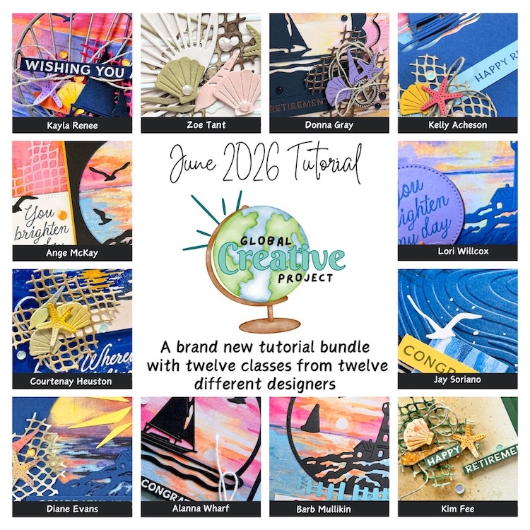 Global Creative Project Tutorial Bundle featuring Stampin’ Up! Scenic Coast Suite