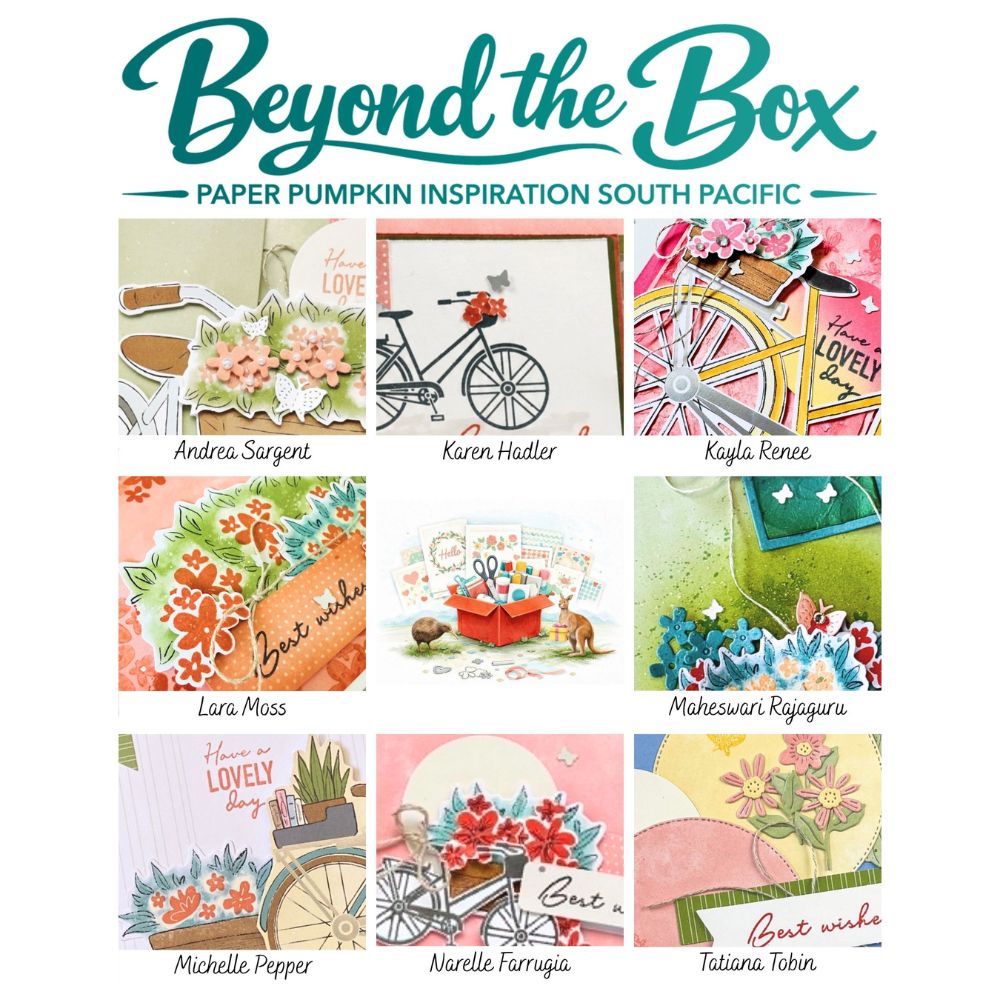Beyond the Box - Bikes & Blooms Tutorial