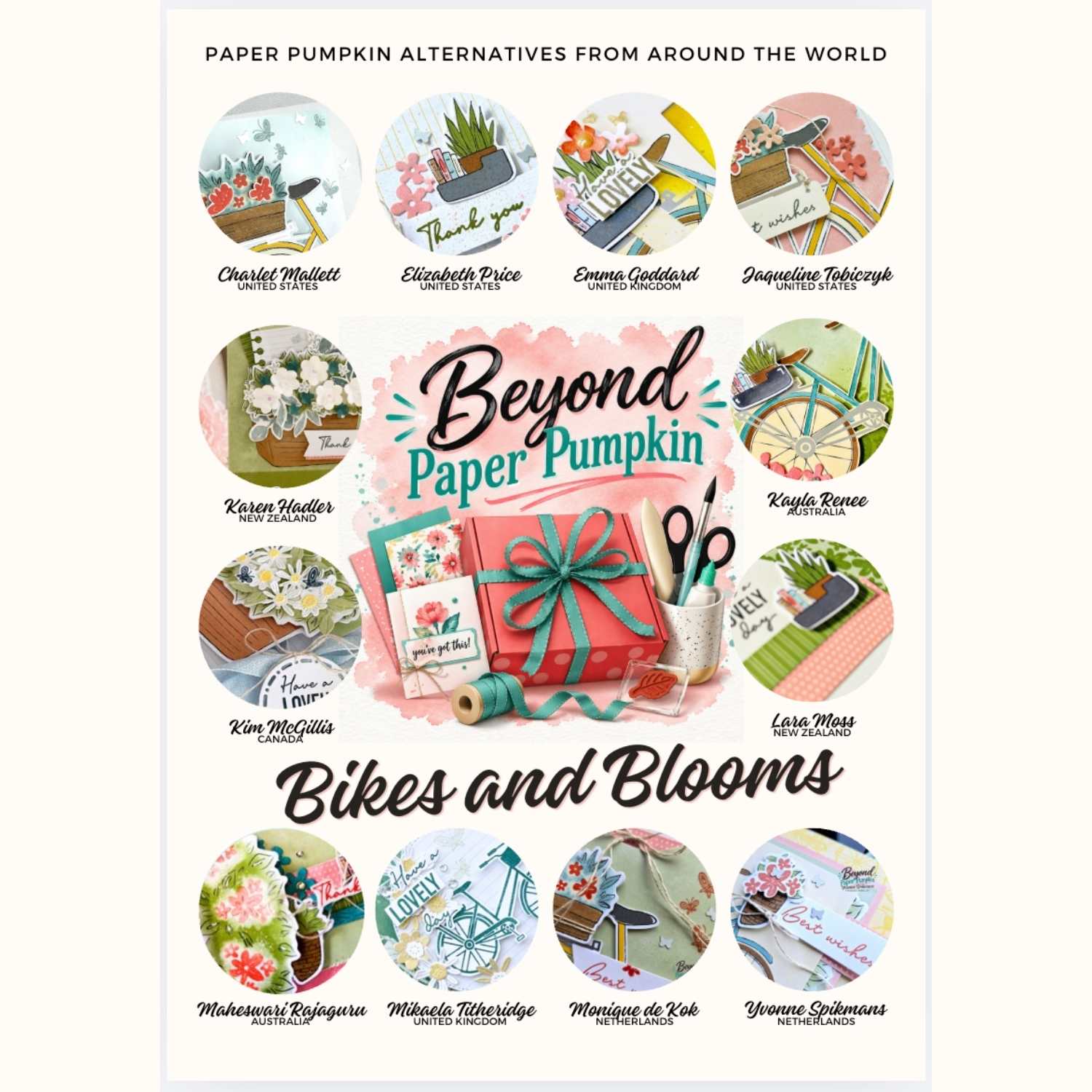 Beyond Paper Pumpkin - Bikes & Blooms