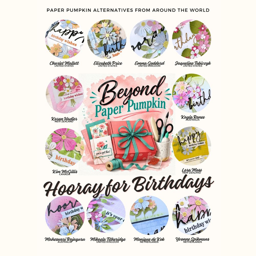Beyond Paper Pumpkin - Hooray for Birthdays