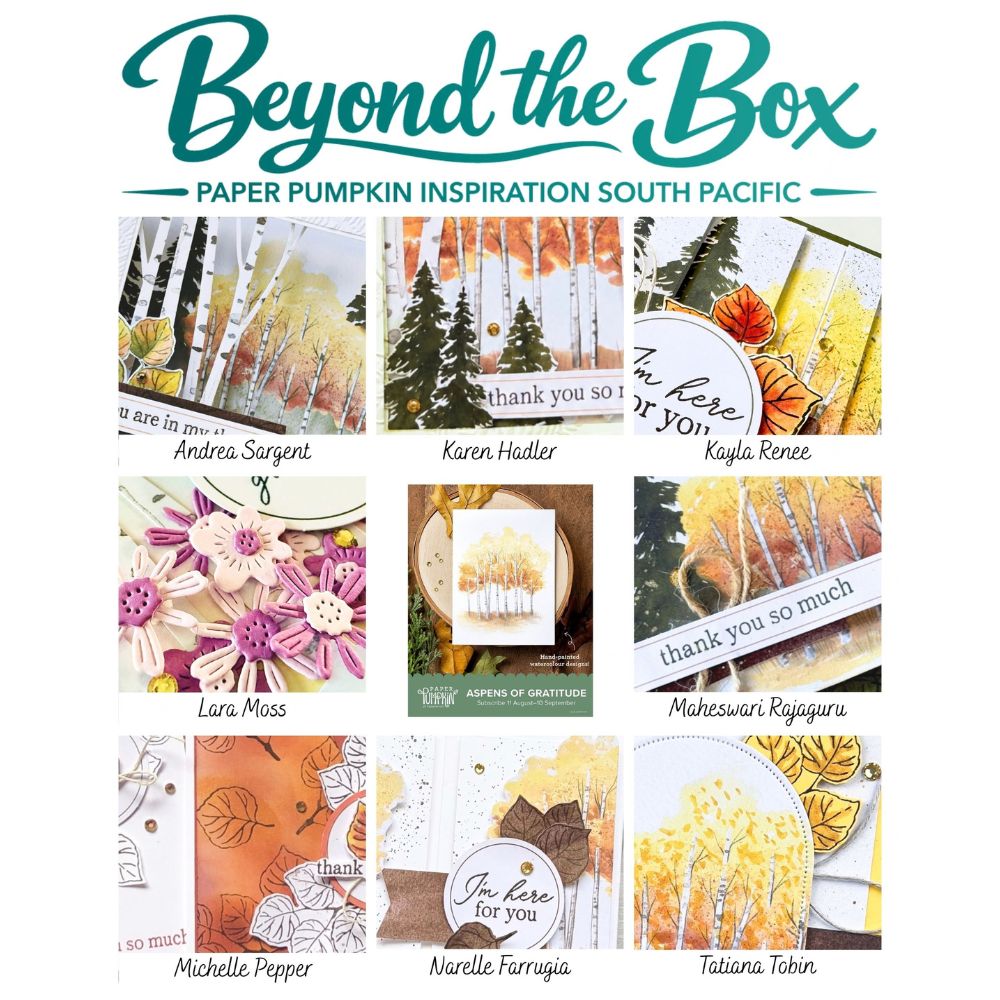 Beyond the Box - Aspens of Gratitude Tutorial