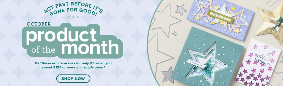 Shining Stars October 2026 Stampin’ Up! Product of the Month