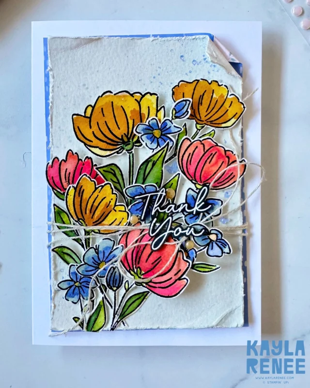 Triple Diamond Stepper Card using Stampin' Up! Jungle Pals